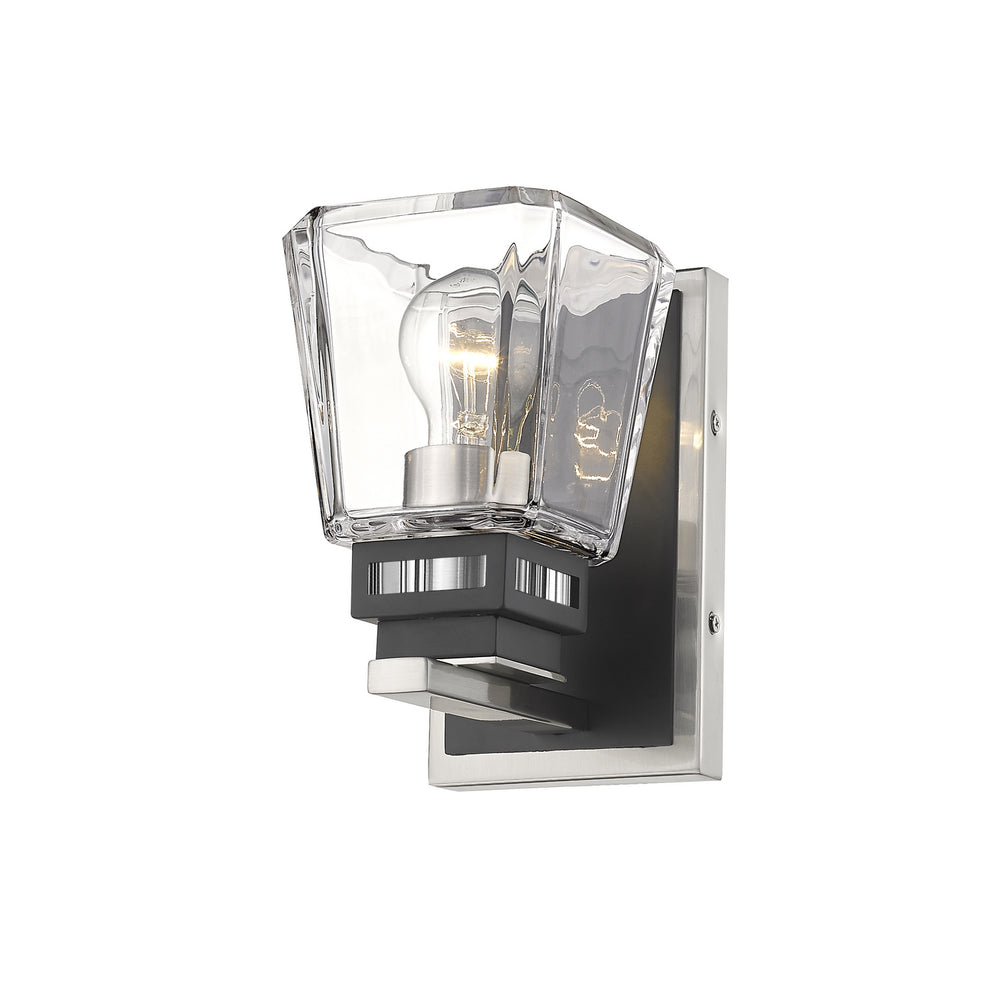 Z-Lite Canada - 474-1S-BN-MB - One Light Wall Sconce - Jackson - Brushed Nickel + Matte Black