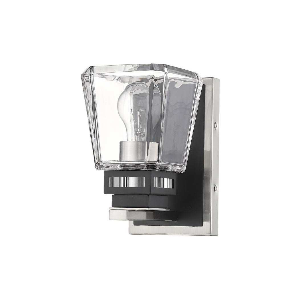 Z-Lite Canada - 474-1S-BN-MB - One Light Wall Sconce - Jackson - Brushed Nickel + Matte Black