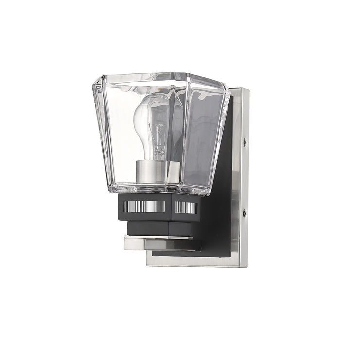 Z-Lite Canada - 474-1S-BN-MB - One Light Wall Sconce - Jackson - Brushed Nickel + Matte Black