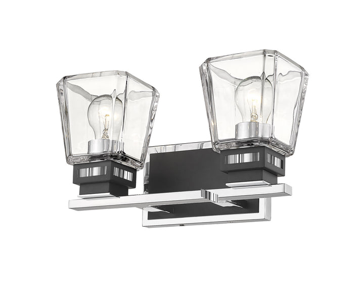 Z-Lite Canada - 474-2V-CH-MB - Two Light Vanity - Jackson - Chrome + Matte Black