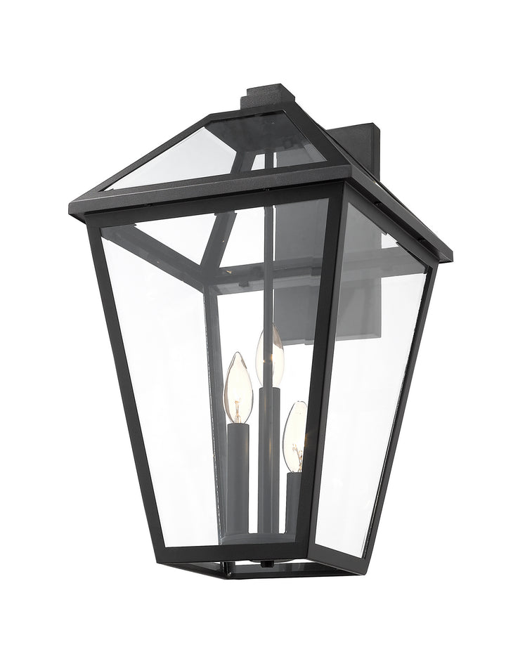 Z-Lite Canada - 579B-BK - Three Light Outdoor Wall Light - Talbot - Black
