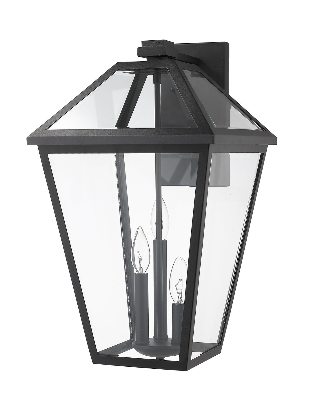 Z-Lite Canada - 579B-BK - Three Light Outdoor Wall Light - Talbot - Black