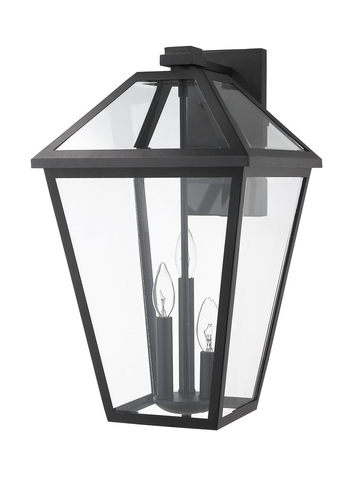 Z-Lite Canada - 579B-BK - Three Light Outdoor Wall Light - Talbot - Black