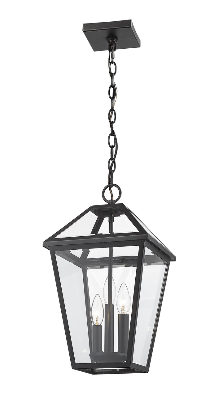 Z-Lite Canada - 579CHB-BK - Three Light Outdoor Chain Mount Ceiling Fixture - Talbot - Black
