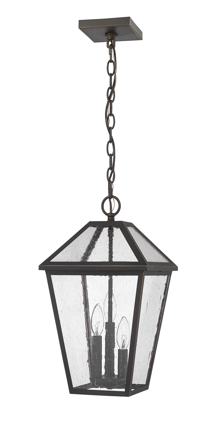 Z-Lite Canada - 579CHB-ORB - Three Light Outdoor Chain Mount Ceiling Fixture - Talbot - Oil Rubbed Bronze