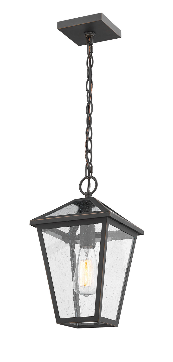 Z-Lite Canada - 579CHM-ORB - One Light Outdoor Chain Mount Ceiling Fixture - Talbot - Oil Rubbed Bronze