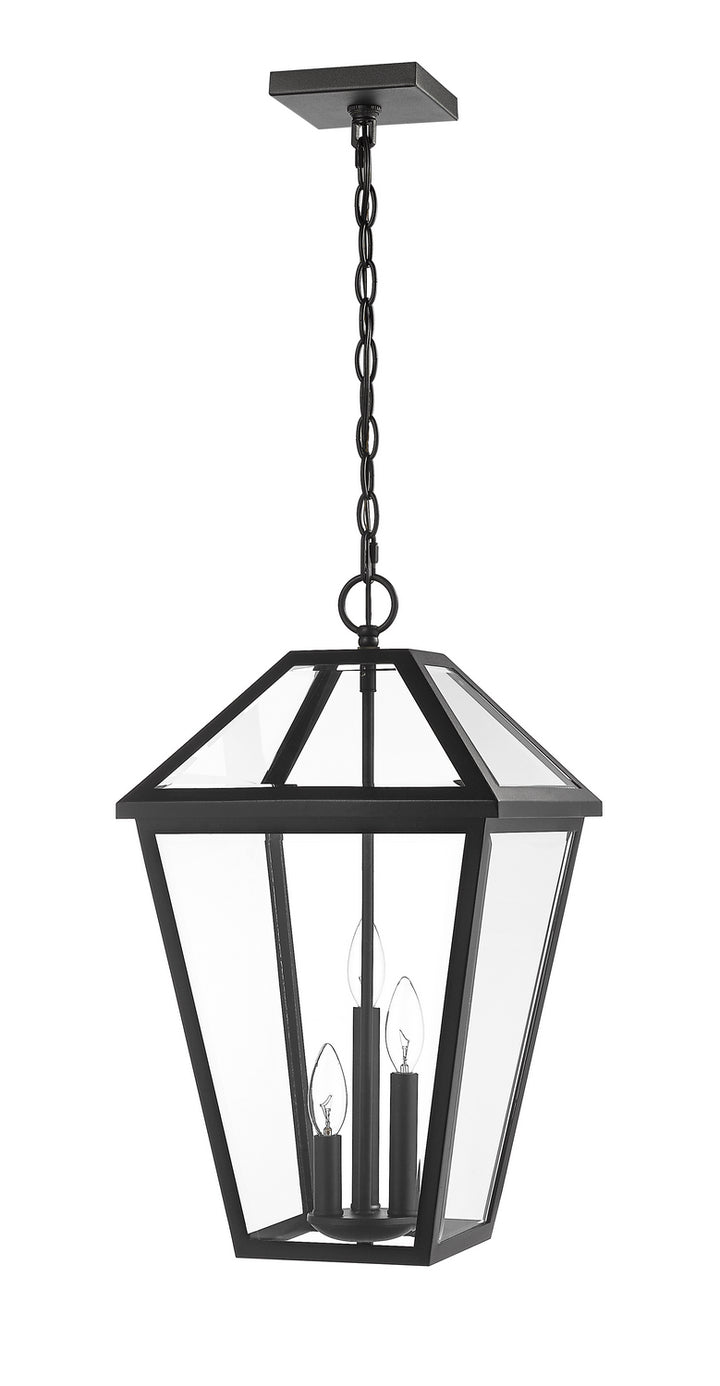 Z-Lite Canada - 579CHXL-BK - Three Light Outdoor Chain Mount Ceiling Fixture - Talbot - Black