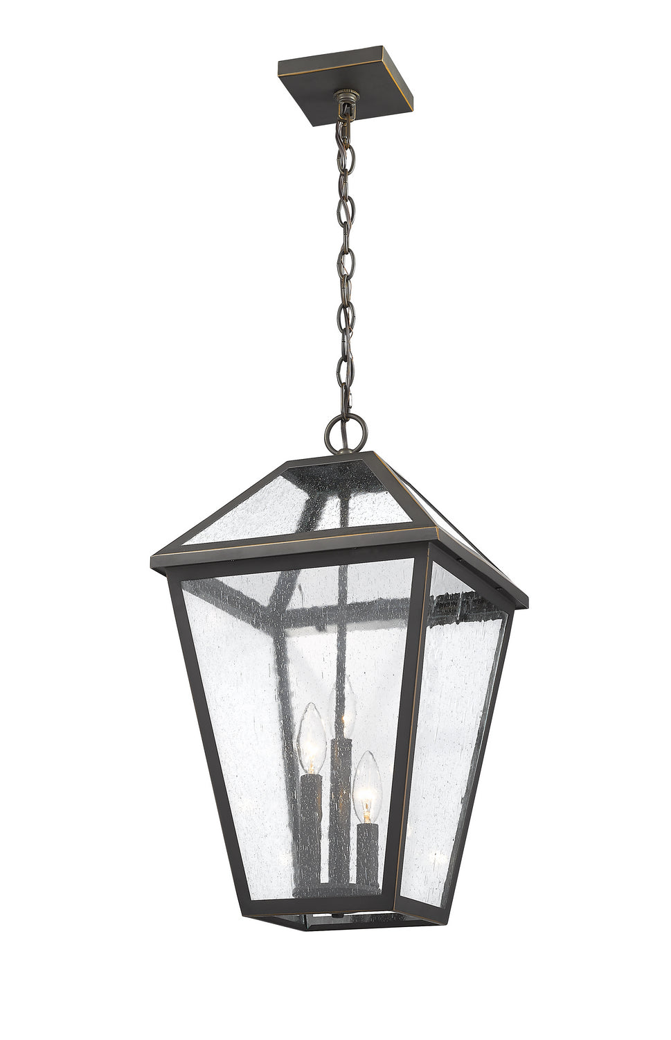 Z-Lite Canada - 579CHXL-ORB - Three Light Outdoor Chain Mount Ceiling Fixture - Talbot - Oil Rubbed Bronze