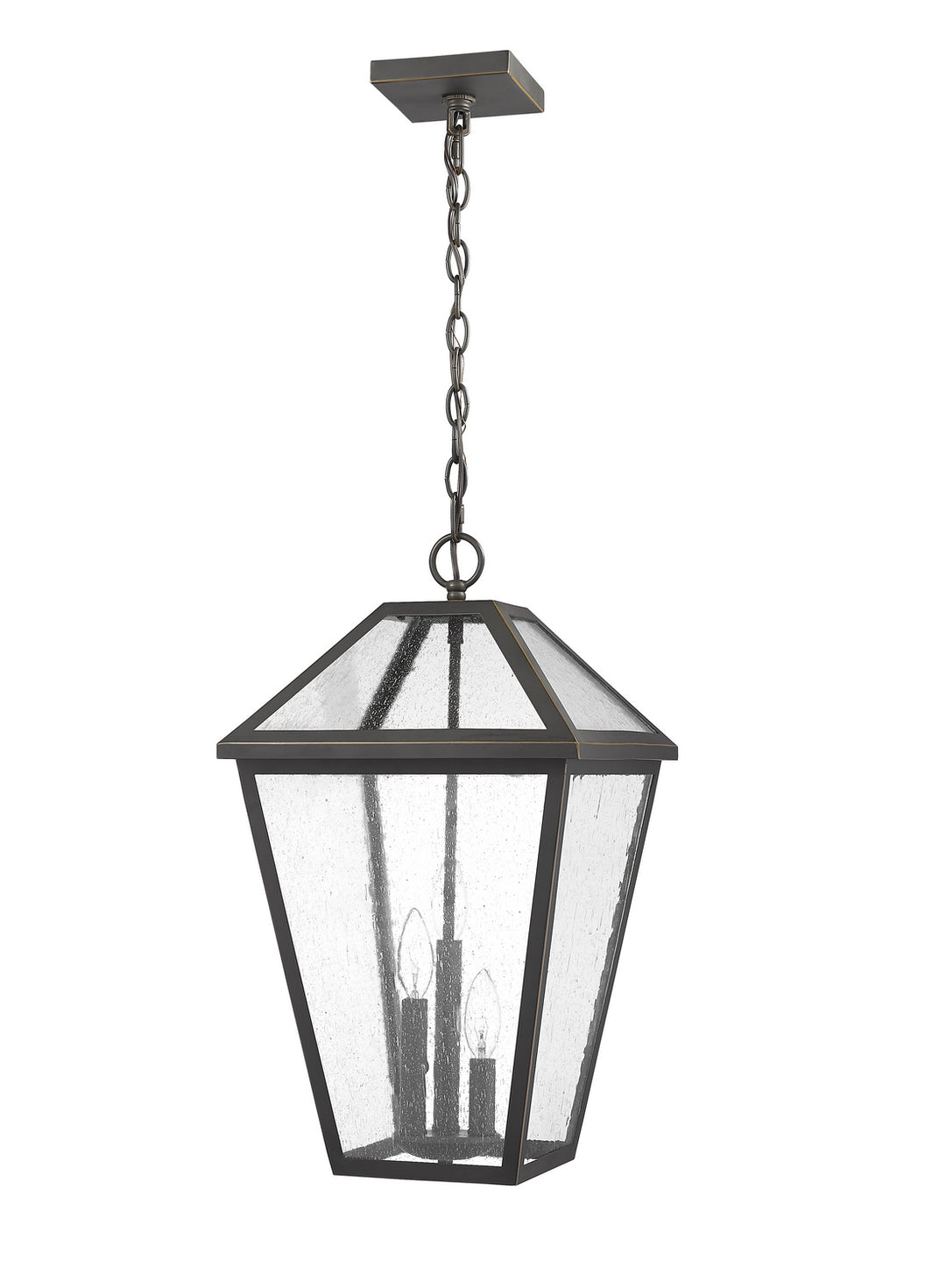 Z-Lite Canada - 579CHXL-ORB - Three Light Outdoor Chain Mount Ceiling Fixture - Talbot - Oil Rubbed Bronze