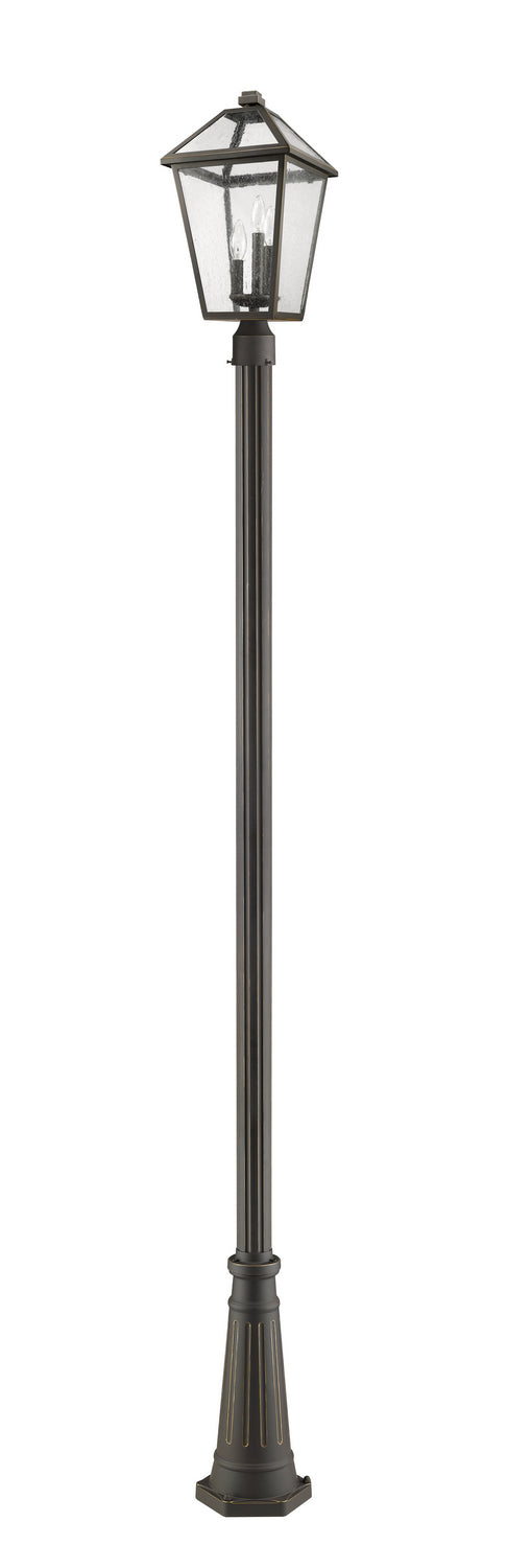 Z-Lite Canada - 579PHBR-519P-ORB - Three Light Outdoor Post Mounted Fixture - Talbot - Oil Rubbed Bronze