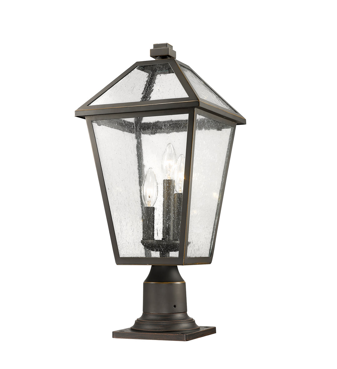 Z-Lite Canada - 579PHBR-533PM-ORB - Three Light Outdoor Pier Mounted Fixture - Talbot - Oil Rubbed Bronze