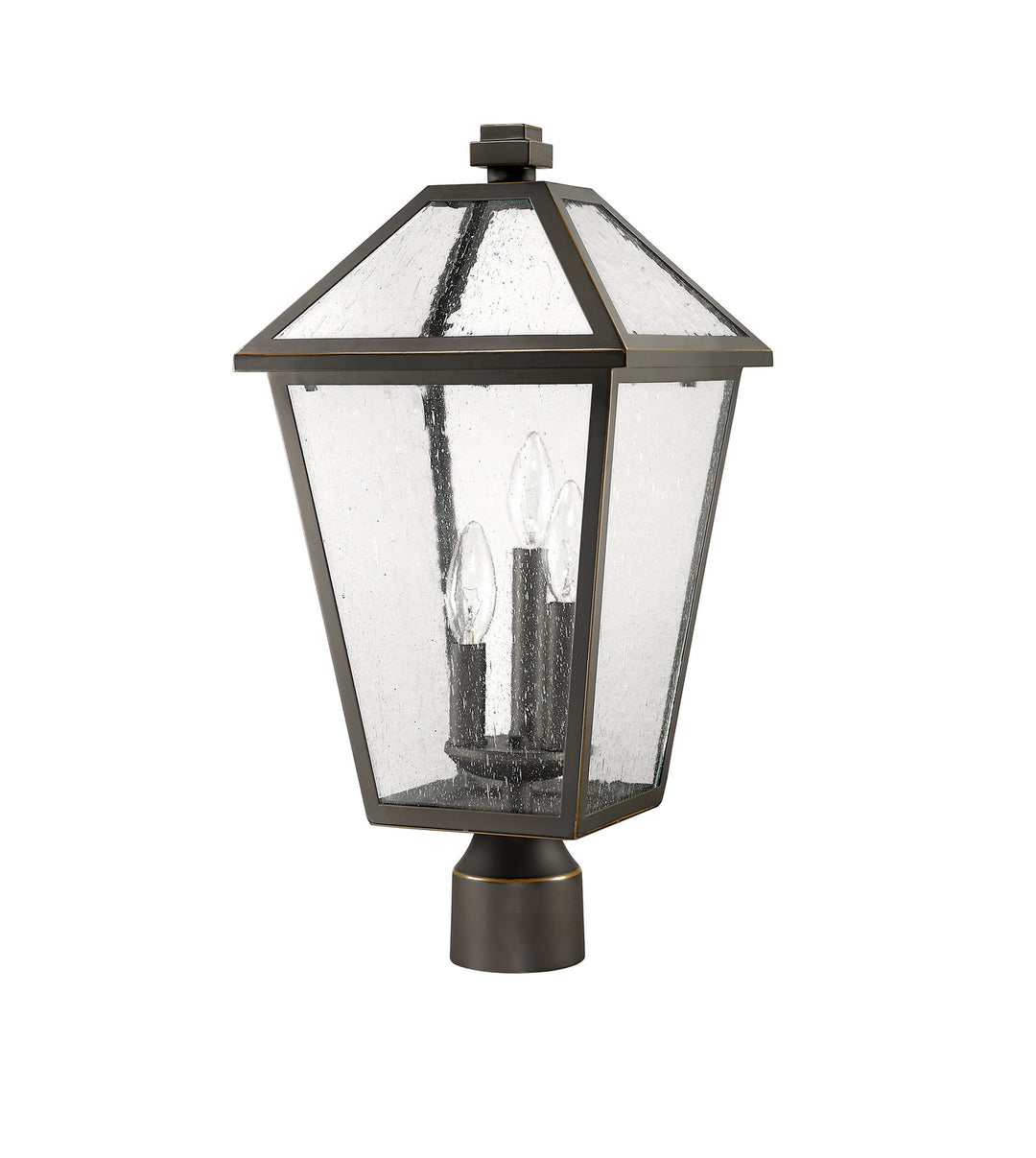 Z-Lite Canada - 579PHBR-ORB - Three Light Outdoor Post Mount Fixture - Talbot - Oil Rubbed Bronze
