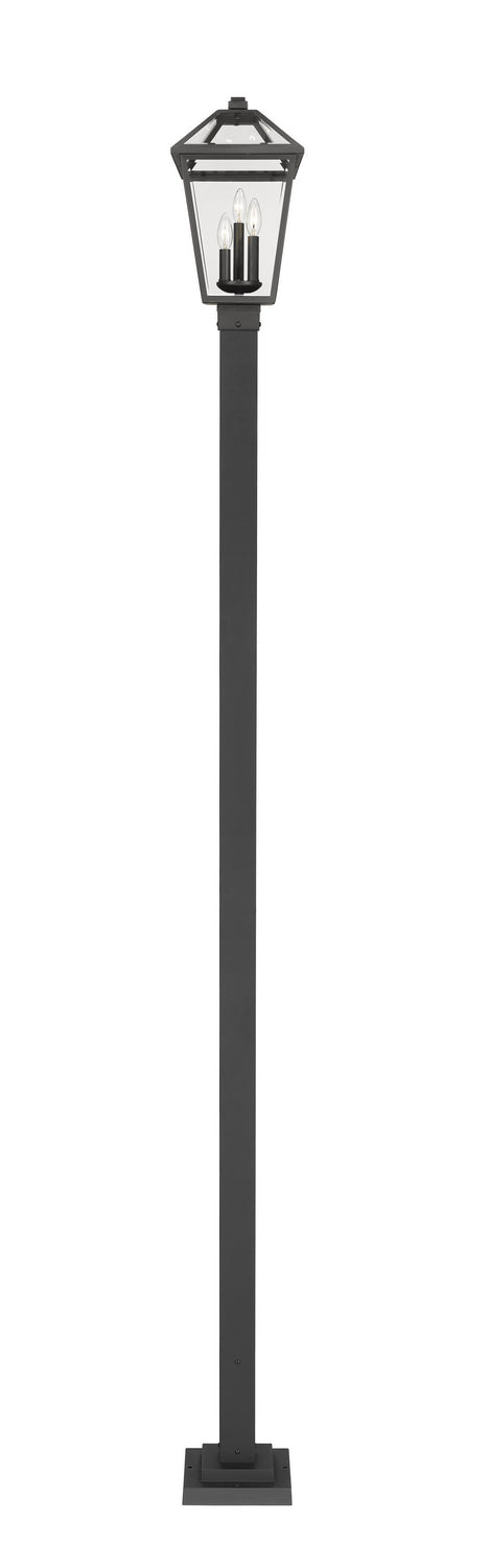 Z-Lite Canada - 579PHBS-536P-BK - Three Light Outdoor Post Mounted Fixture - Talbot - Black