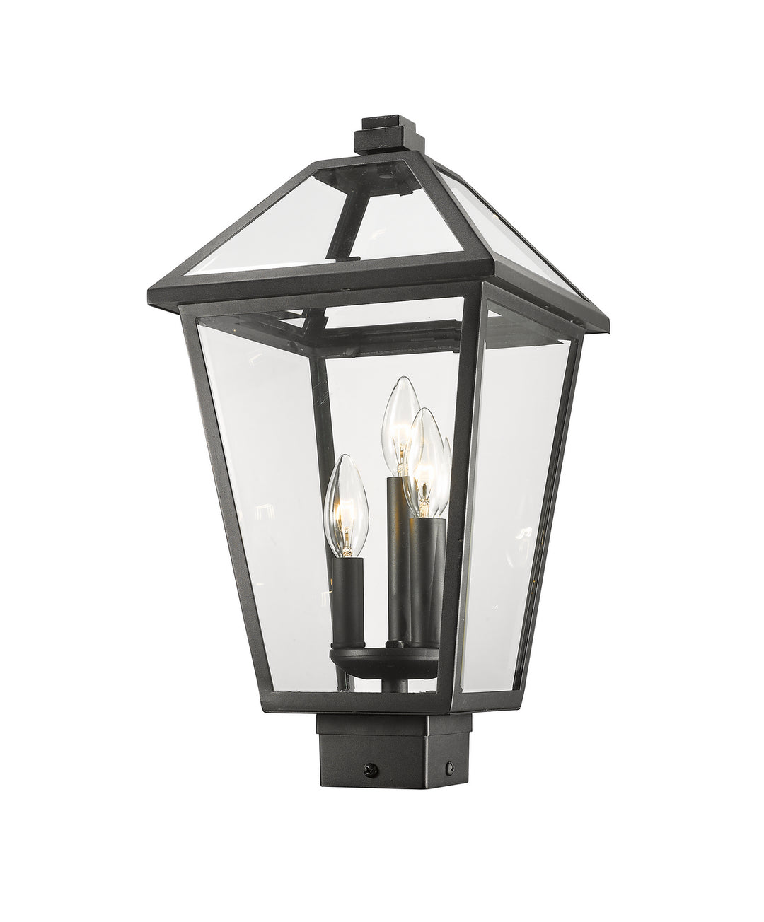Z-Lite Canada - 579PHBS-BK - Three Light Outdoor Post Mount Fixture - Talbot - Black