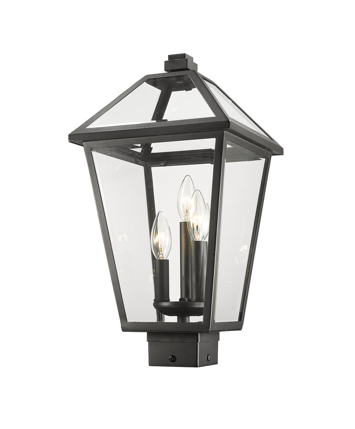 Z-Lite Canada - 579PHBS-BK - Three Light Outdoor Post Mount Fixture - Talbot - Black