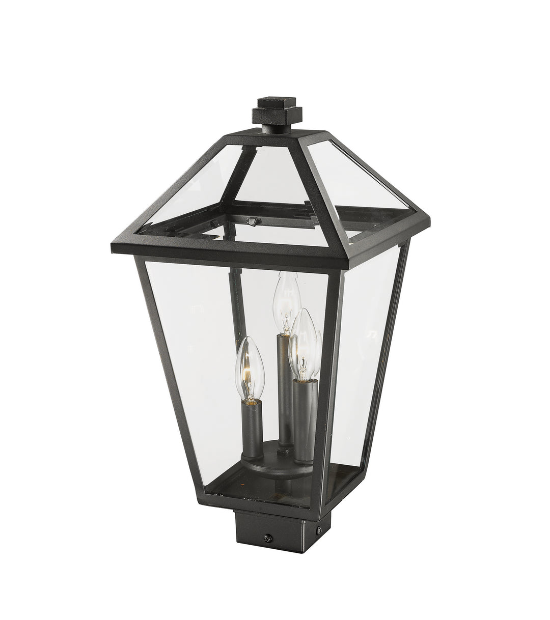 Z-Lite Canada - 579PHBS-BK - Three Light Outdoor Post Mount Fixture - Talbot - Black