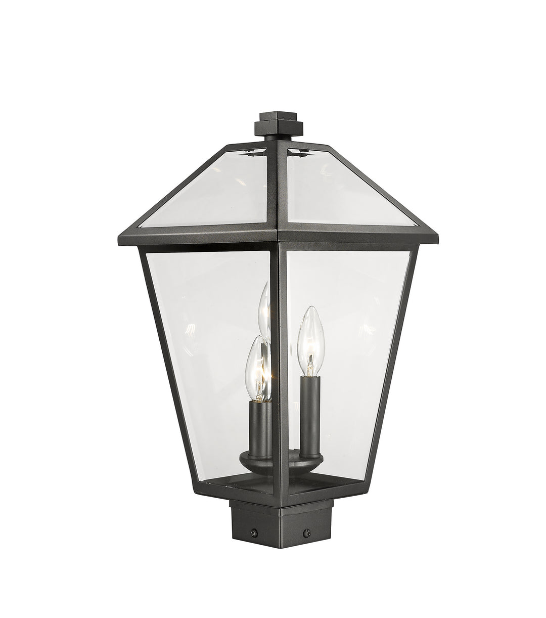 Z-Lite Canada - 579PHBS-BK - Three Light Outdoor Post Mount Fixture - Talbot - Black