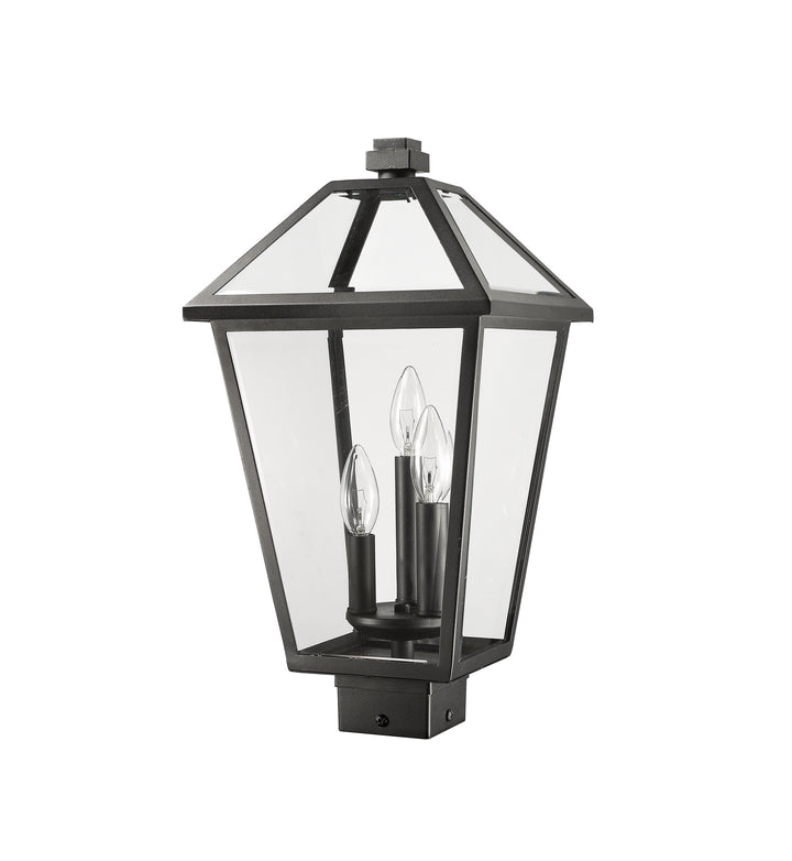 Z-Lite Canada - 579PHBS-BK - Three Light Outdoor Post Mount Fixture - Talbot - Black