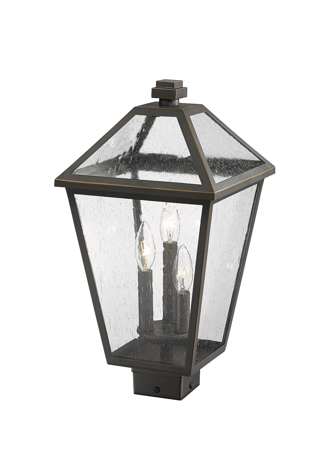 Z-Lite Canada - 579PHBS-ORB - Three Light Outdoor Post Mount Fixture - Talbot - Oil Rubbed Bronze