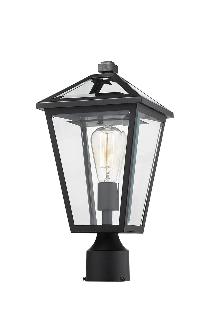 Z-Lite Canada - 579PHMR-BK - One Light Outdoor Post Mount Fixture - Talbot - Black