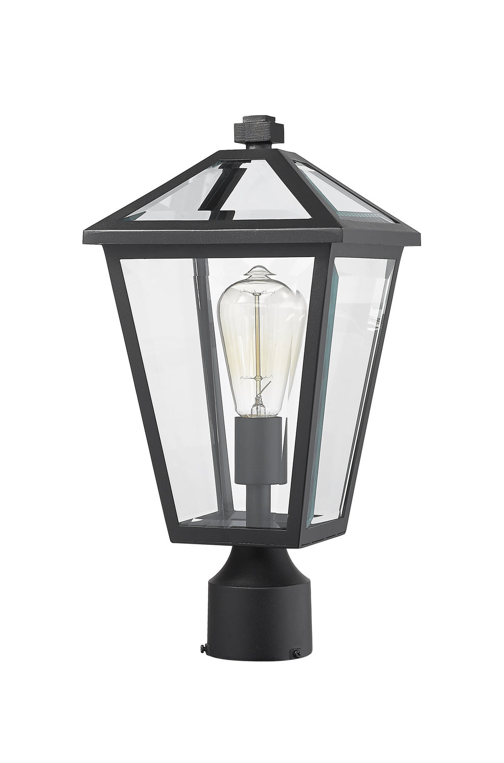 Z-Lite Canada - 579PHMR-BK - One Light Outdoor Post Mount Fixture - Talbot - Black
