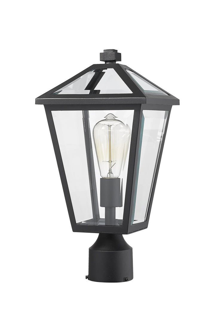 Z-Lite Canada - 579PHMR-BK - One Light Outdoor Post Mount Fixture - Talbot - Black