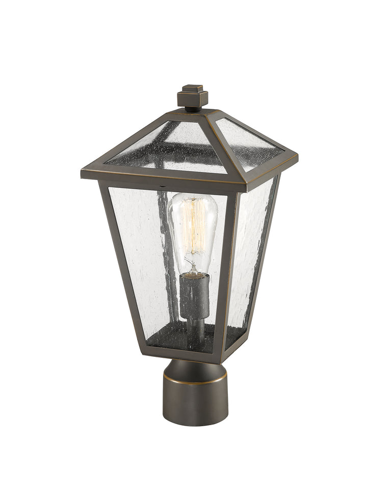 Z-Lite Canada - 579PHMR-ORB - One Light Outdoor Post Mount Fixture - Talbot - Oil Rubbed Bronze