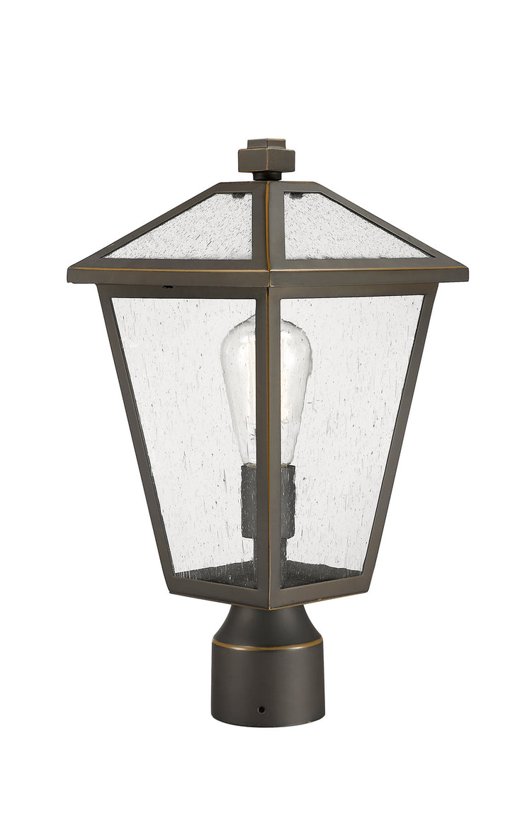 Z-Lite Canada - 579PHMR-ORB - One Light Outdoor Post Mount Fixture - Talbot - Oil Rubbed Bronze
