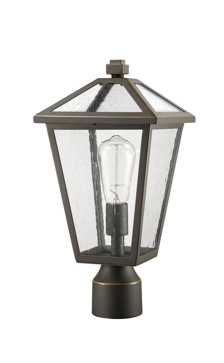 Z-Lite Canada - 579PHMR-ORB - One Light Outdoor Post Mount Fixture - Talbot - Oil Rubbed Bronze