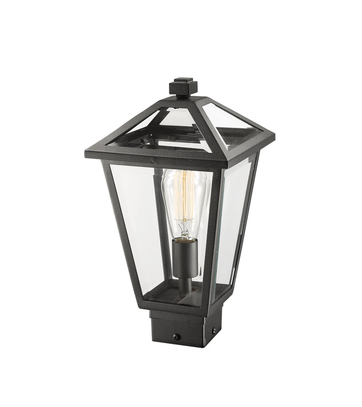Z-Lite Canada - 579PHMS-BK - One Light Outdoor Post Mount Fixture - Talbot - Black