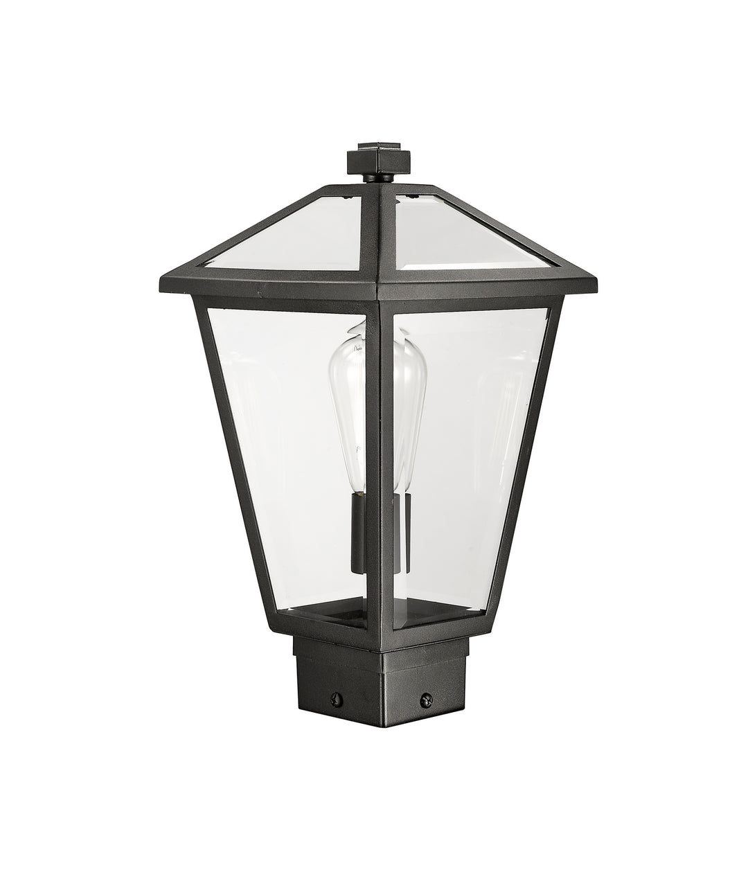 Z-Lite Canada - 579PHMS-BK - One Light Outdoor Post Mount Fixture - Talbot - Black