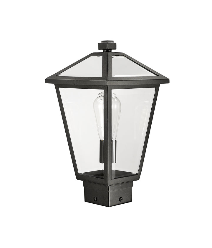 Z-Lite Canada - 579PHMS-BK - One Light Outdoor Post Mount Fixture - Talbot - Black