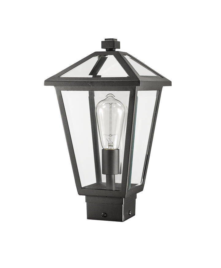 Z-Lite Canada - 579PHMS-BK - One Light Outdoor Post Mount Fixture - Talbot - Black