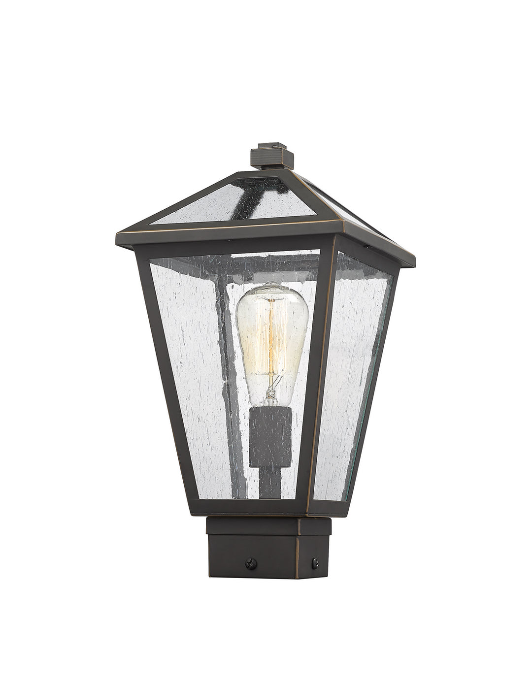 Z-Lite Canada - 579PHMS-ORB - One Light Outdoor Post Mount Fixture - Talbot - Oil Rubbed Bronze