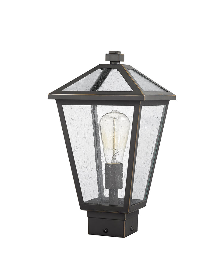 Z-Lite Canada - 579PHMS-ORB - One Light Outdoor Post Mount Fixture - Talbot - Oil Rubbed Bronze