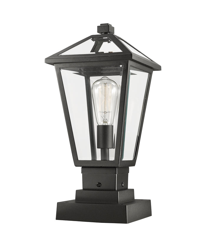 Z-Lite Canada - 579PHMS-SQPM-BK - One Light Outdoor Pier Mounted Fixture - Talbot - Black