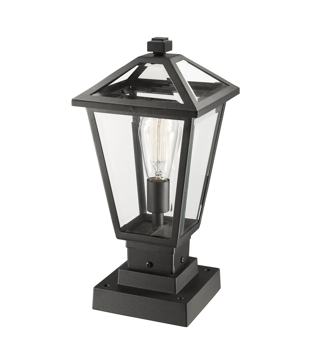 Z-Lite Canada - 579PHMS-SQPM-BK - One Light Outdoor Pier Mounted Fixture - Talbot - Black