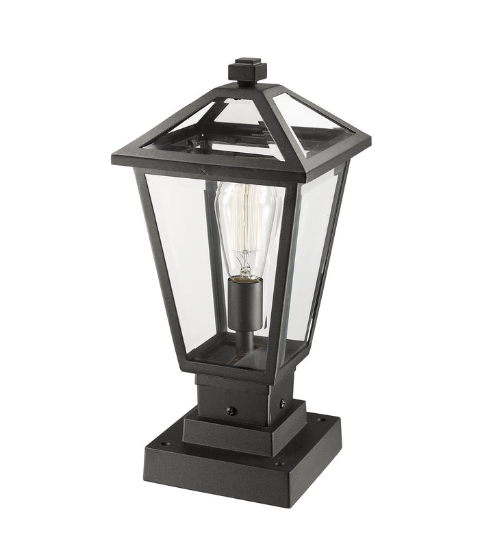 Z-Lite Canada - 579PHMS-SQPM-BK - One Light Outdoor Pier Mounted Fixture - Talbot - Black