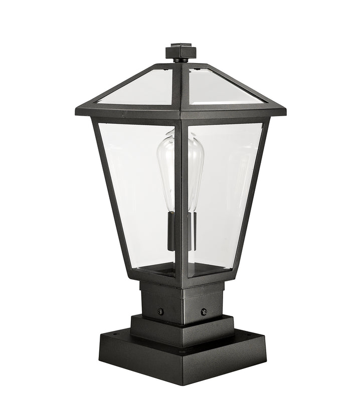 Z-Lite Canada - 579PHMS-SQPM-BK - One Light Outdoor Pier Mounted Fixture - Talbot - Black