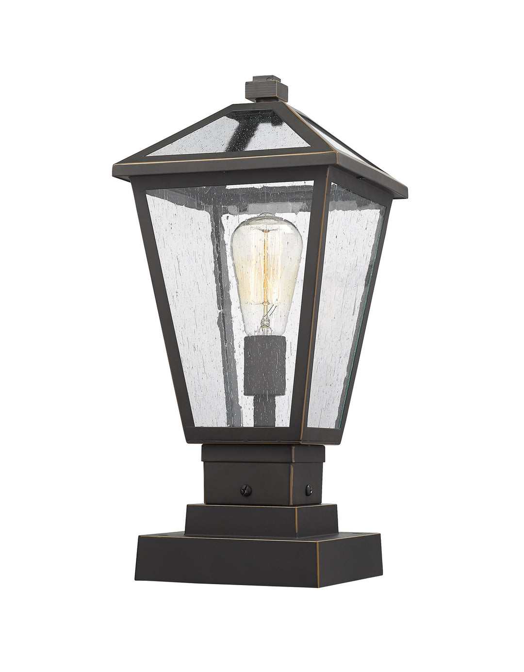 Z-Lite Canada - 579PHMS-SQPM-ORB - One Light Outdoor Pier Mounted Fixture - Talbot - Oil Rubbed Bronze