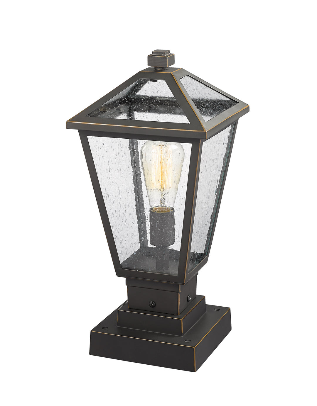 Z-Lite Canada - 579PHMS-SQPM-ORB - One Light Outdoor Pier Mounted Fixture - Talbot - Oil Rubbed Bronze