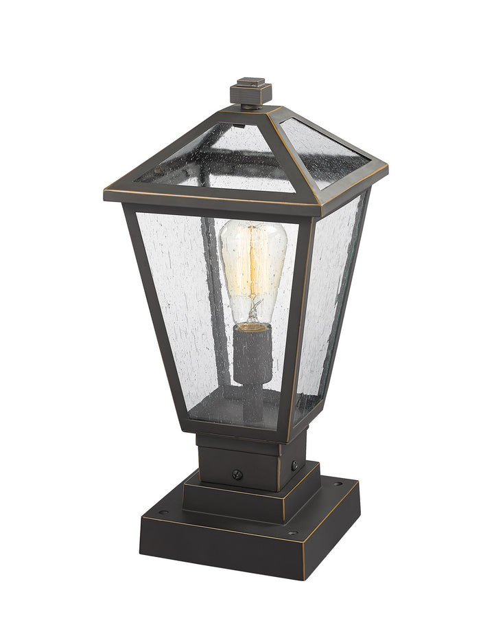 Z-Lite Canada - 579PHMS-SQPM-ORB - One Light Outdoor Pier Mounted Fixture - Talbot - Oil Rubbed Bronze