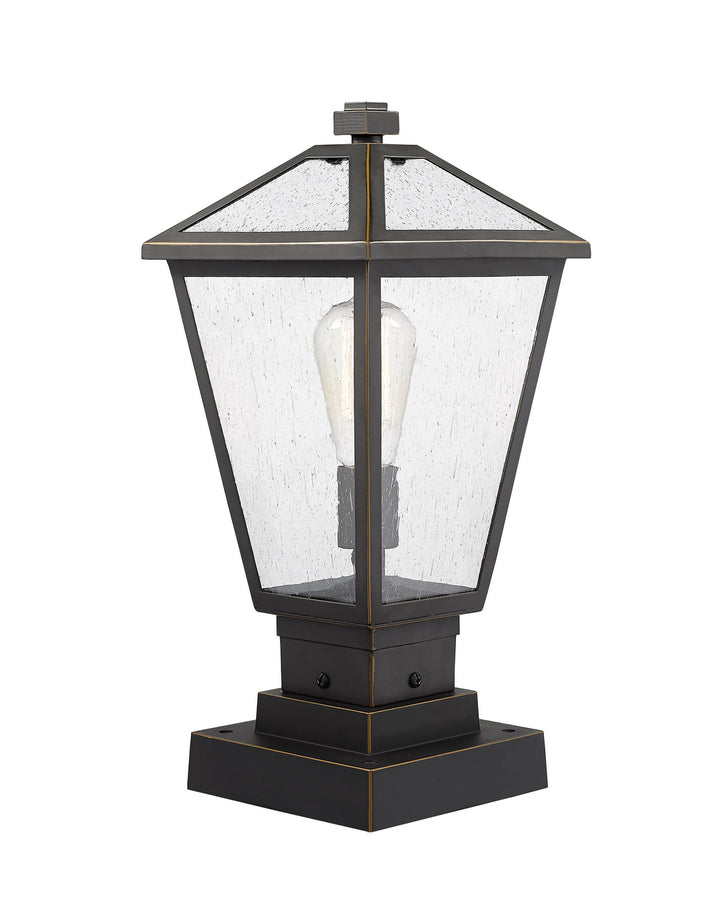 Z-Lite Canada - 579PHMS-SQPM-ORB - One Light Outdoor Pier Mounted Fixture - Talbot - Oil Rubbed Bronze
