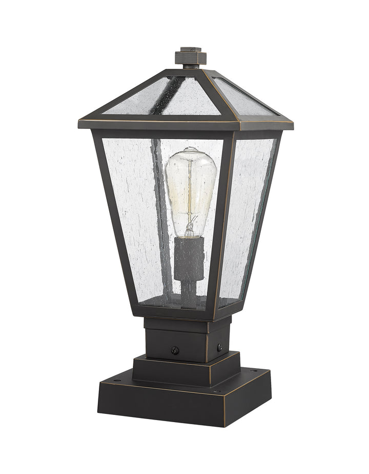 Z-Lite Canada - 579PHMS-SQPM-ORB - One Light Outdoor Pier Mounted Fixture - Talbot - Oil Rubbed Bronze