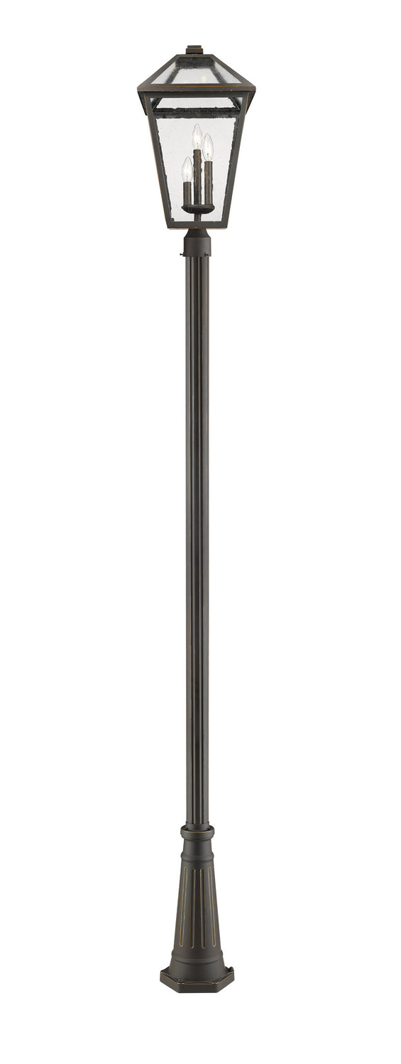 Z-Lite Canada - 579PHXLR-519P-ORB - Three Light Outdoor Post Mounted Fixture - Talbot - Oil Rubbed Bronze