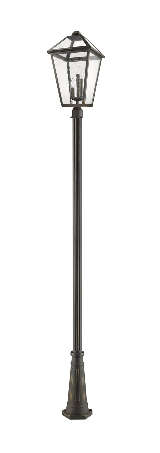 Z-Lite Canada - 579PHXLR-519P-ORB - Three Light Outdoor Post Mounted Fixture - Talbot - Oil Rubbed Bronze