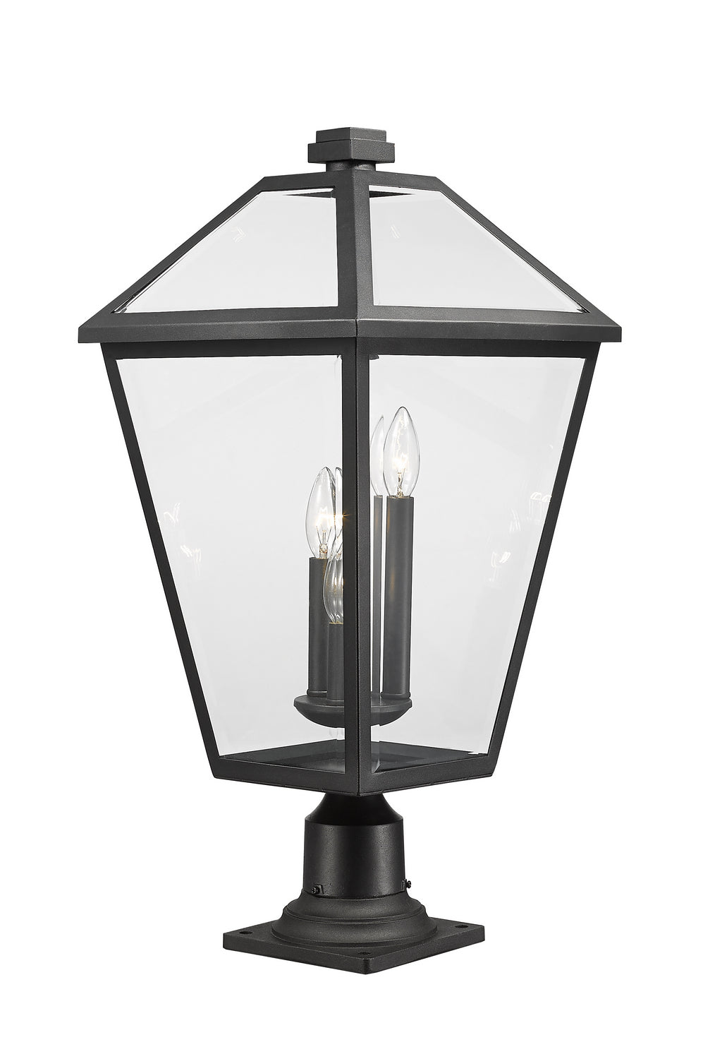 Z-Lite Canada - 579PHXLR-533PM-BK - Three Light Outdoor Pier Mounted Fixture - Talbot - Black