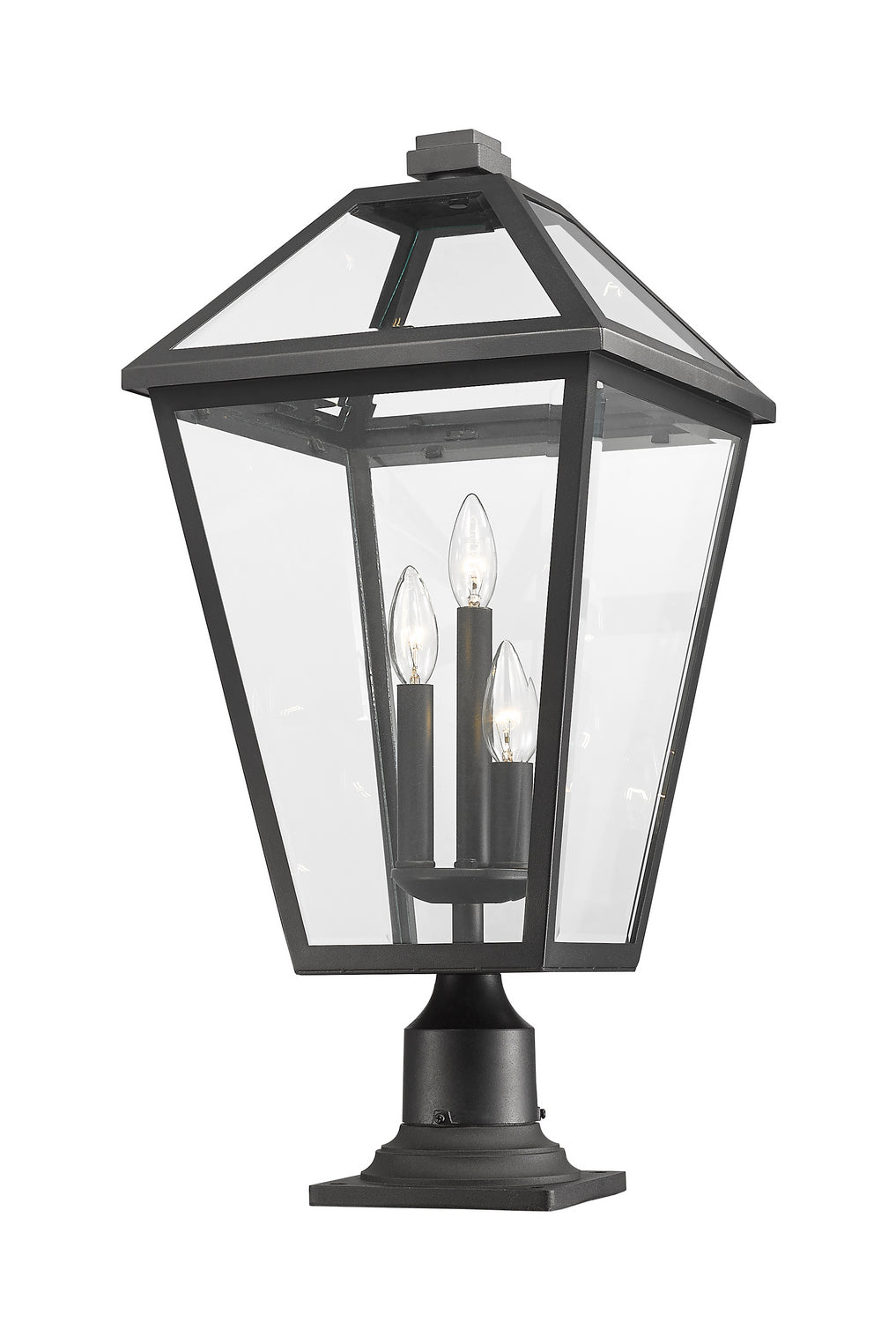Z-Lite Canada - 579PHXLR-533PM-BK - Three Light Outdoor Pier Mounted Fixture - Talbot - Black