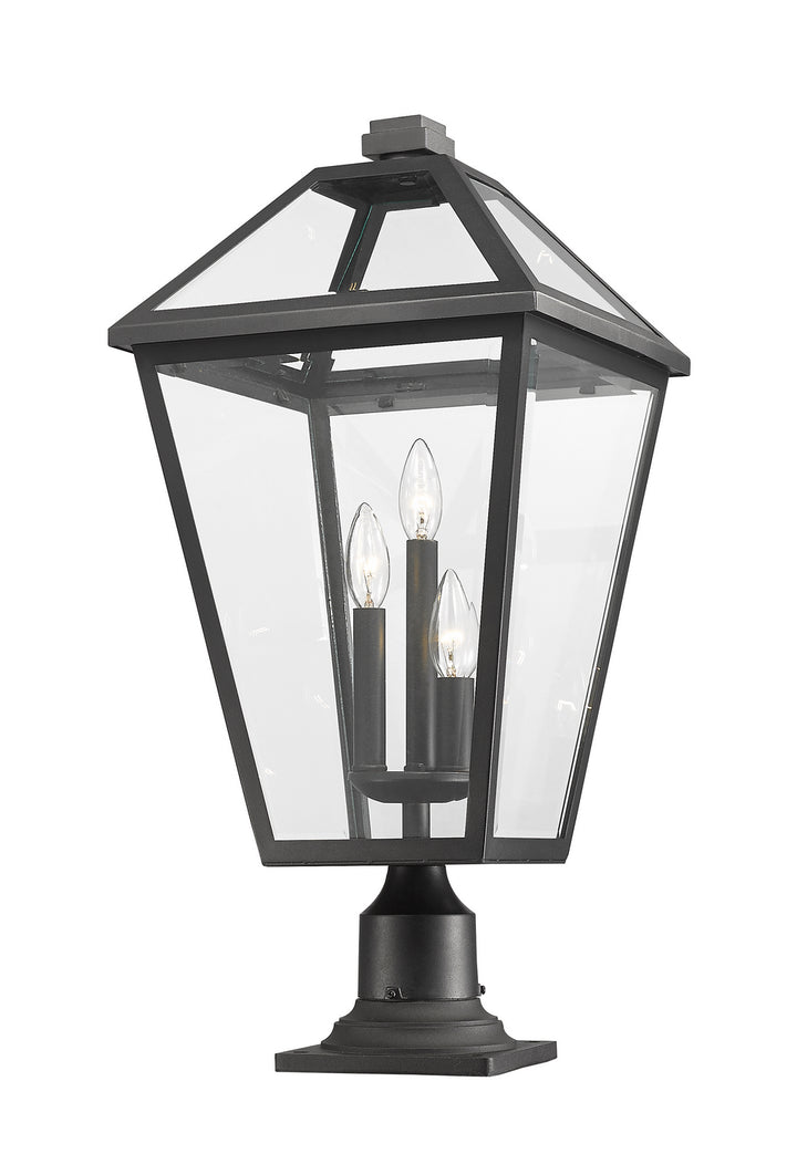 Z-Lite Canada - 579PHXLR-533PM-BK - Three Light Outdoor Pier Mounted Fixture - Talbot - Black