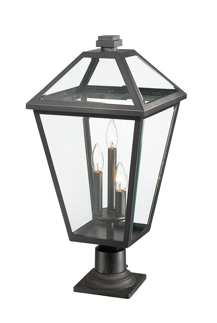 Z-Lite Canada - 579PHXLR-533PM-BK - Three Light Outdoor Pier Mounted Fixture - Talbot - Black